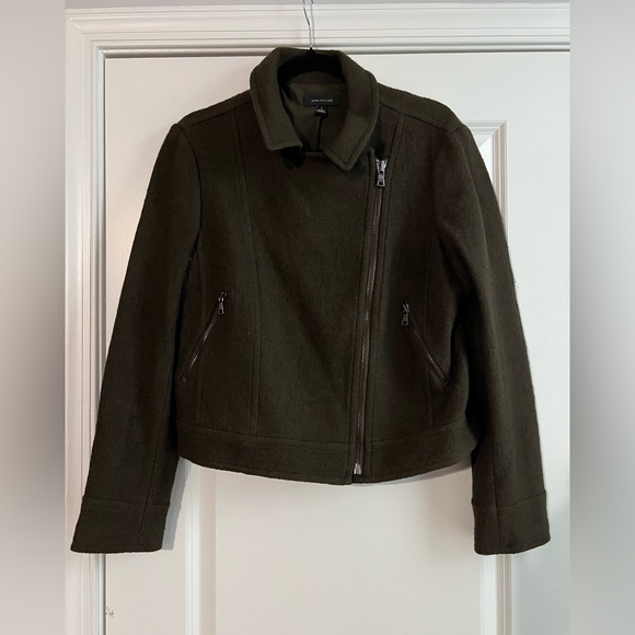 Ann Taylor Dark Olive Women's Jacket - Picture 1 of 3